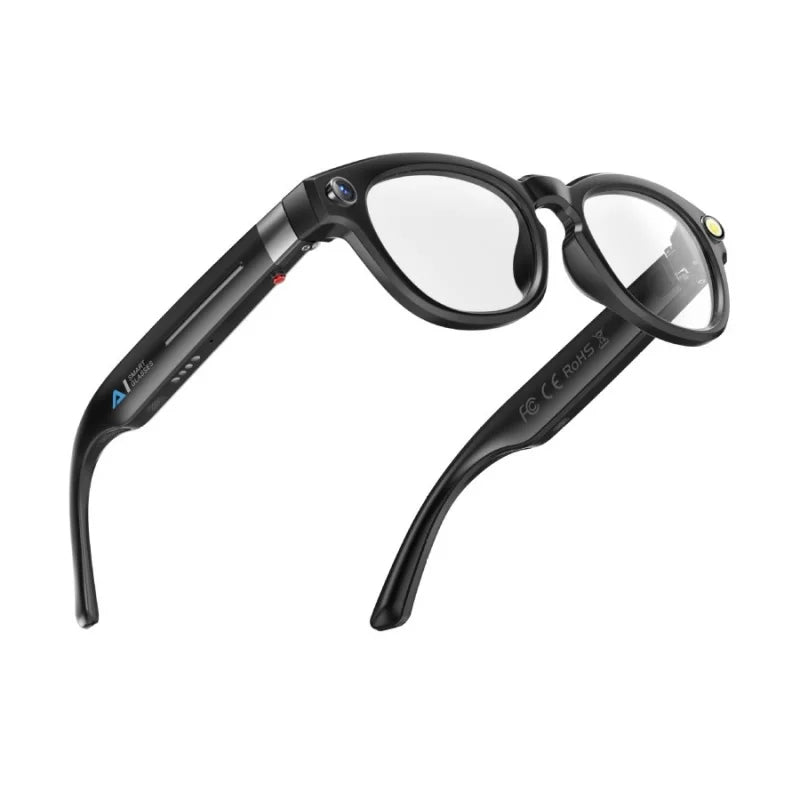 1pair AI smart glasses 800w HD photo video shooting sports anti-shake real-time translation Bluetooth photochromic sunglasses