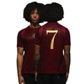 2026 COMMA  New  Retro Fashion Casual Sports Top Men And Women Running Training Jersey No.7 Oversized breathable The Siu Tee