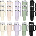 15 Pack 40 Oz Tumbler With Handle And Straw Bulk, 40 Oz Tumbler Stainless Steel Vacuum Insulation Keep Hot And Cold, 40 Oz
