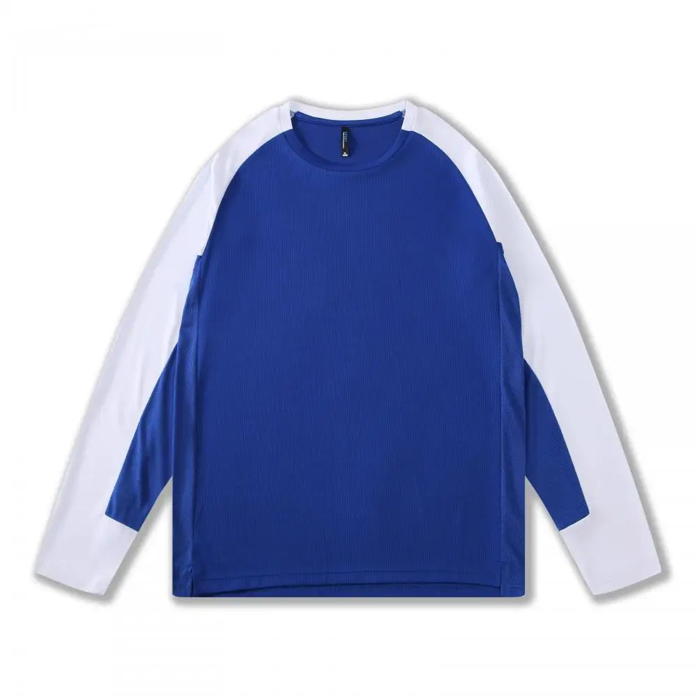 Sports Running Long Sleeved Round Neck Shirts Jogging T-shirts For Men Custom Tops Loose Men And Women Quick-Drying Sportswear