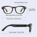 1pair AI smart glasses 800w HD photo video shooting sports anti-shake real-time translation Bluetooth photochromic sunglasses