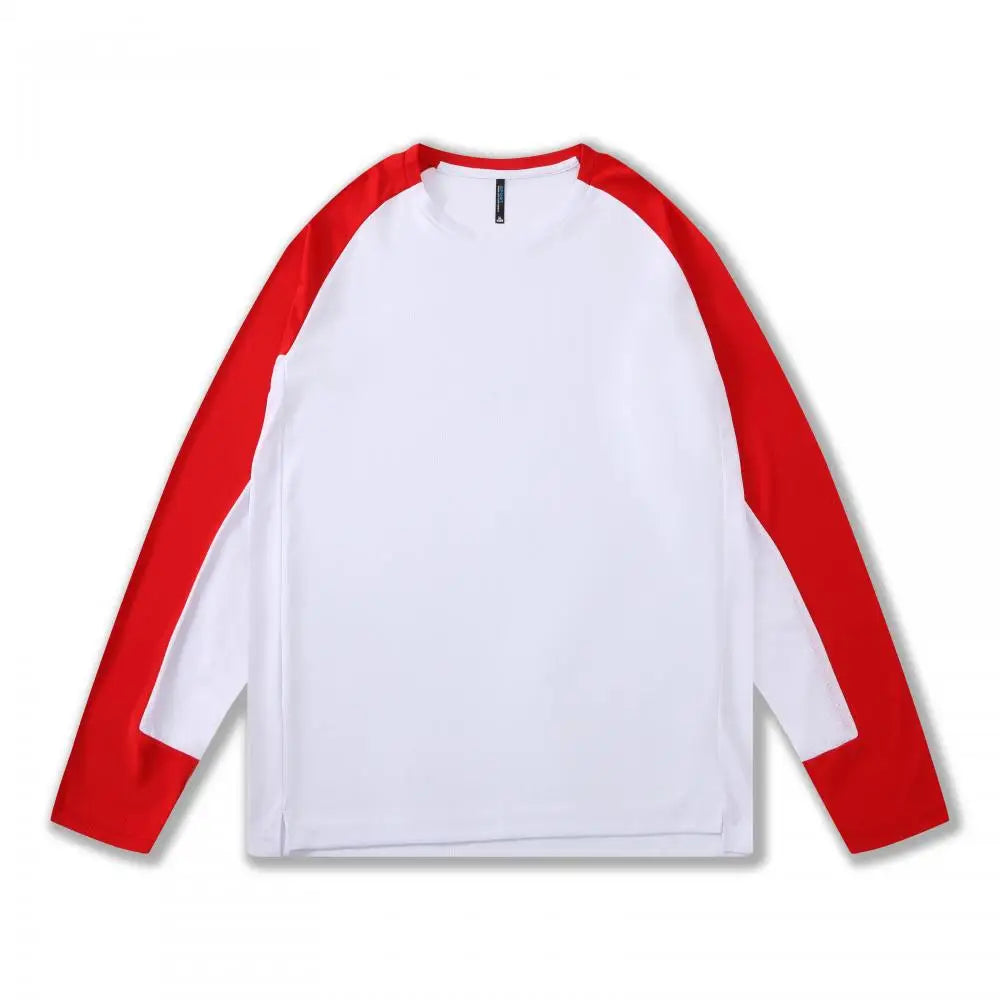 Sports Running Long Sleeved Round Neck Shirts Jogging T-shirts For Men Custom Tops Loose Men And Women Quick-Drying Sportswear