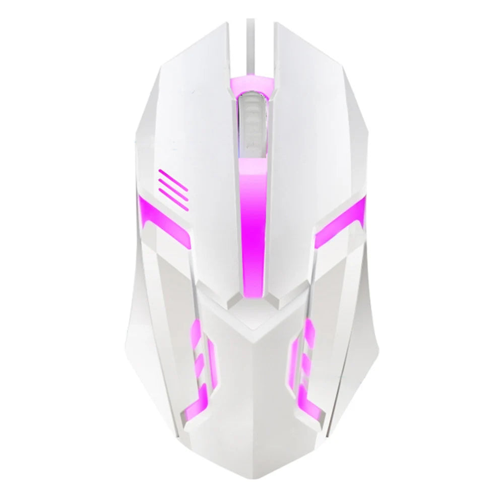 Esports USB Wired Mouse, Colorful LED Gaming Mouse, Wired Optical Mouse, Suitable for Desktop and Laptop Computers