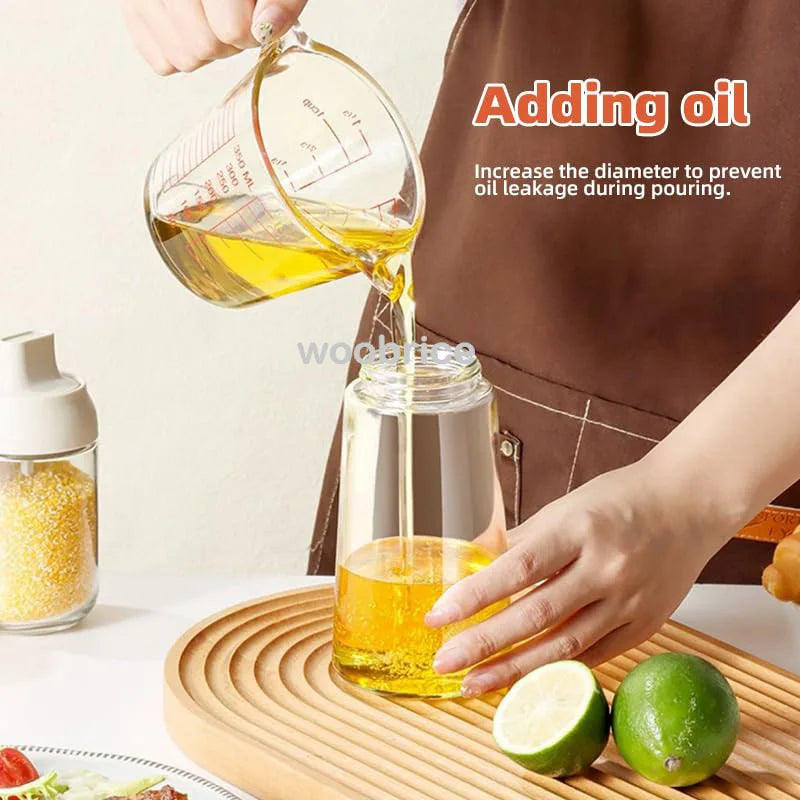 Plastic Spray Oil Sprayer Bottle Spray Oil Dispenser Oil Jar Cruet BBQ Kitchen Baking Roasting Picnic Kitchen Tool