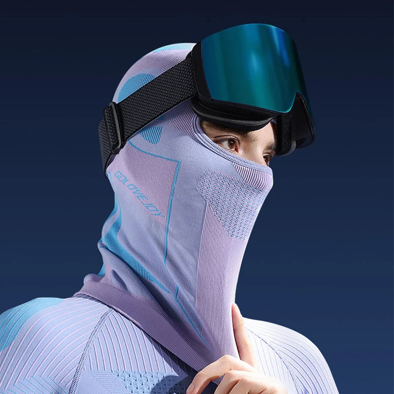 1Pcs Men Women Cold-Proof Thermal Scarf Ski Hat Balaclava Full Face Mask Ski Cycling Hunting Head Neck Cover Helmet Liner Cap