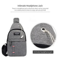 Fashionable and Trendy Lightweight Single Minimalist Shoulder Crossbody Bag for Men with Large Capacity for Leisure and Sports