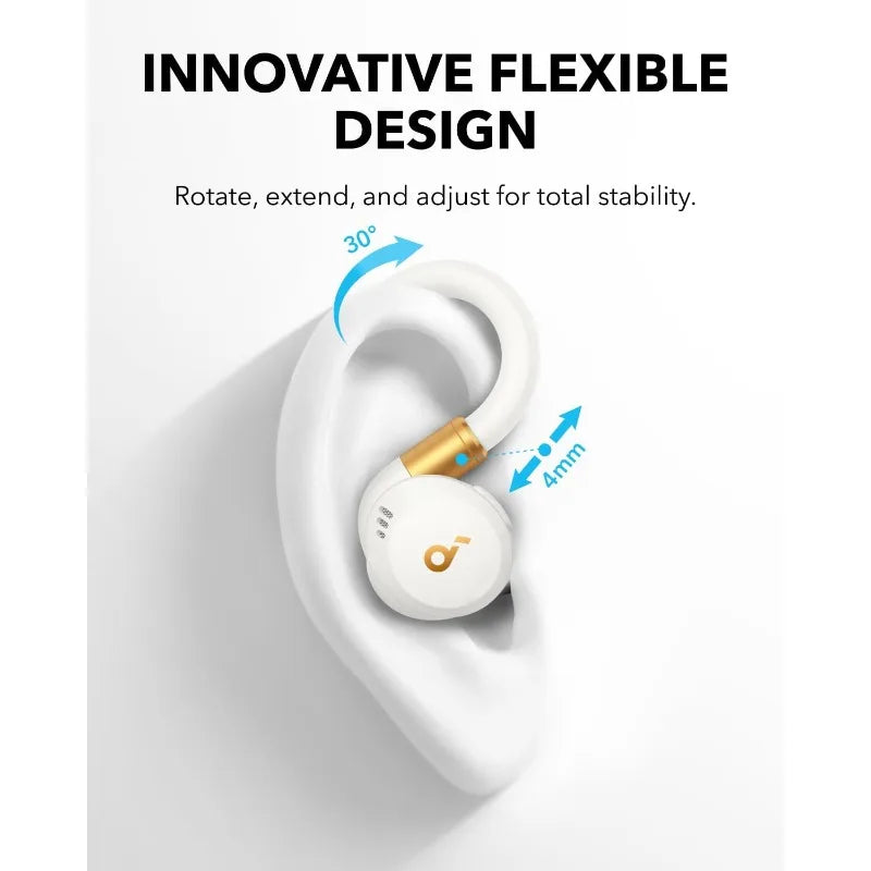 Sport X20 , True-Wireless Workout Earbuds, Rotatable And Extendable Ear Hooks, Noise Cancelling, Deep Bass