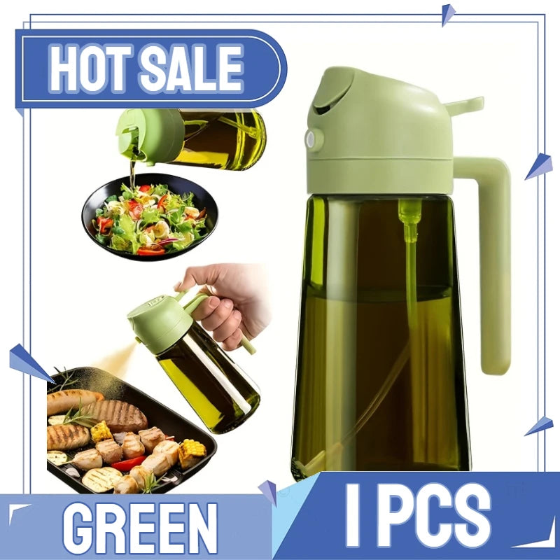 Plastic Spray Oil Sprayer Bottle Spray Oil Dispenser Oil Jar Cruet BBQ Kitchen Baking Roasting Picnic Kitchen Tool