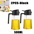 Plastic Spray Oil Sprayer Bottle Spray Oil Dispenser Oil Jar Cruet BBQ Kitchen Baking Roasting Picnic Kitchen Tool