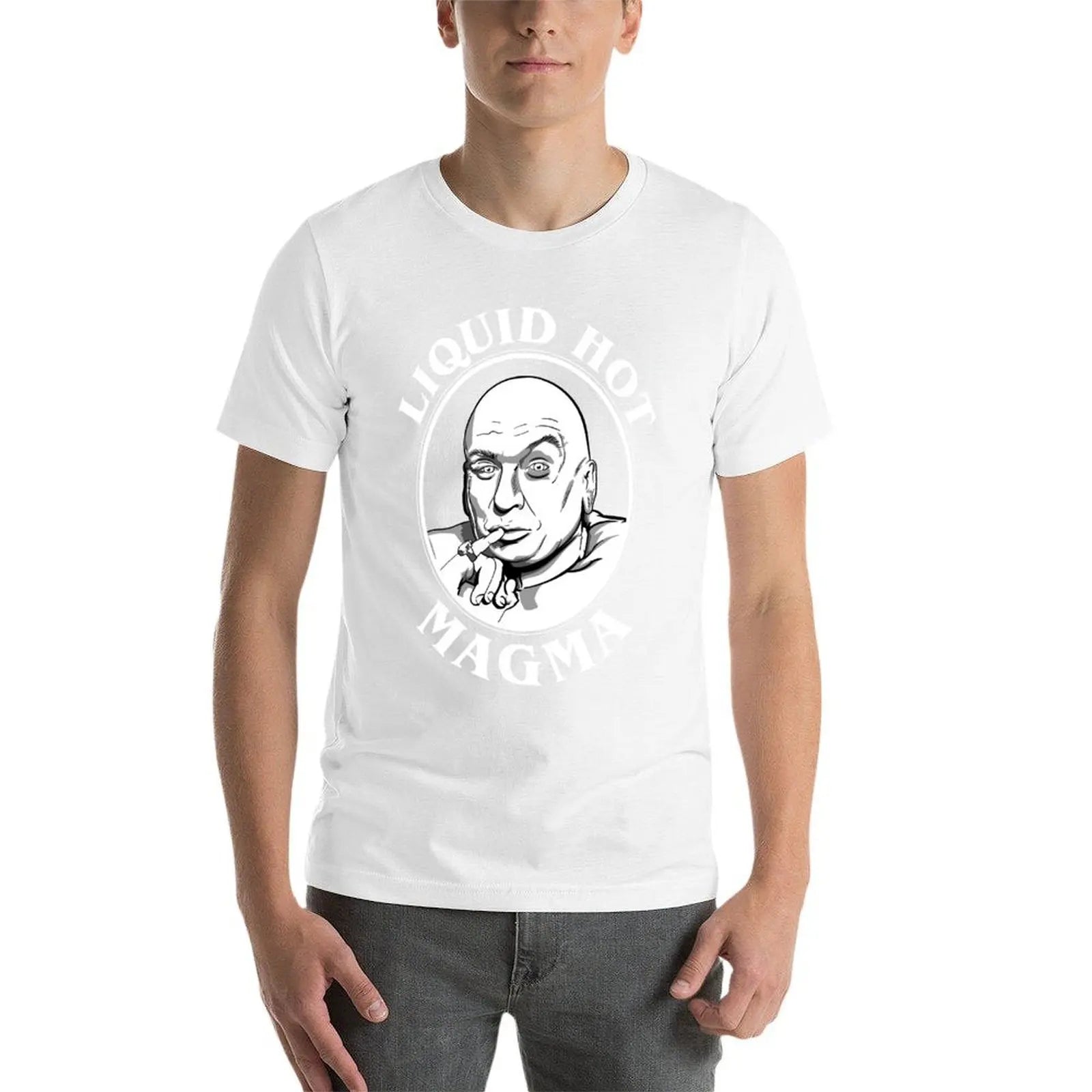Dr Evil's Liquid Hot Magma Quote T-Shirt t shirt man designer t shirt man casual T-Shirt