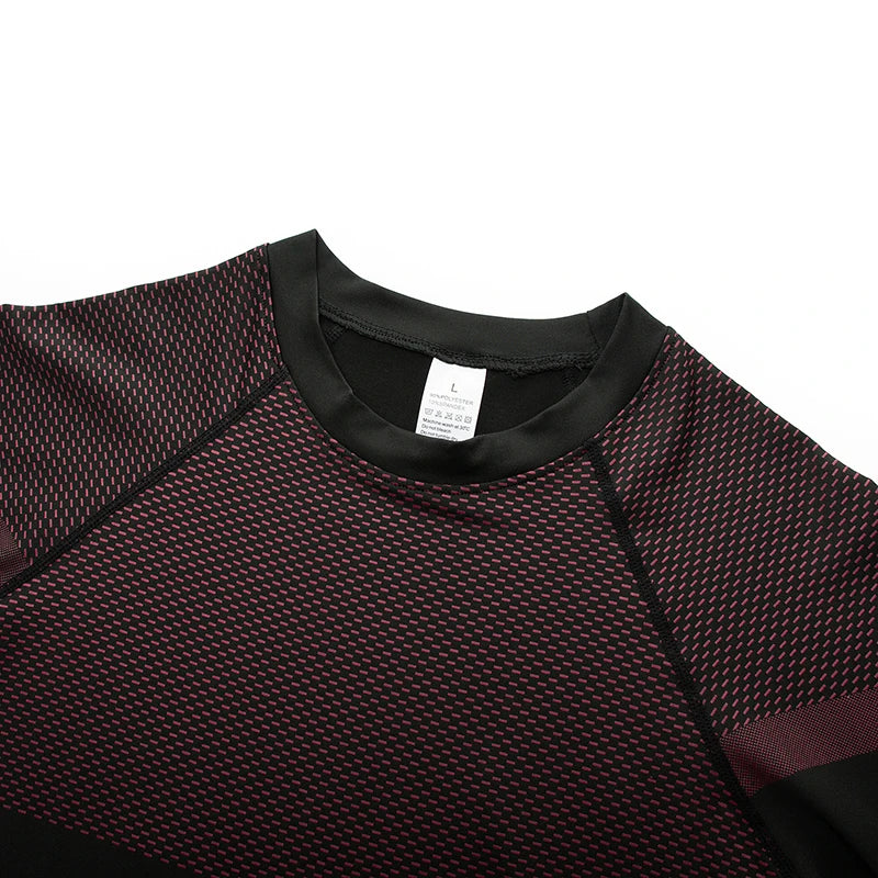 Men's Compression T-Shirt Quick Moisture Wicking Sweatproof Fitness Sportswear for Running Jogging Tight Fitting