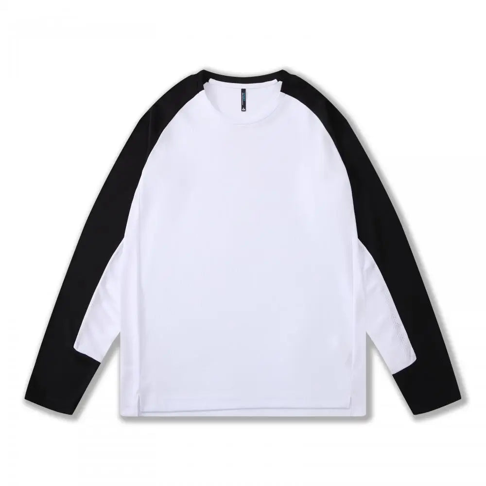 Sports Running Long Sleeved Round Neck Shirts Jogging T-shirts For Men Custom Tops Loose Men And Women Quick-Drying Sportswear