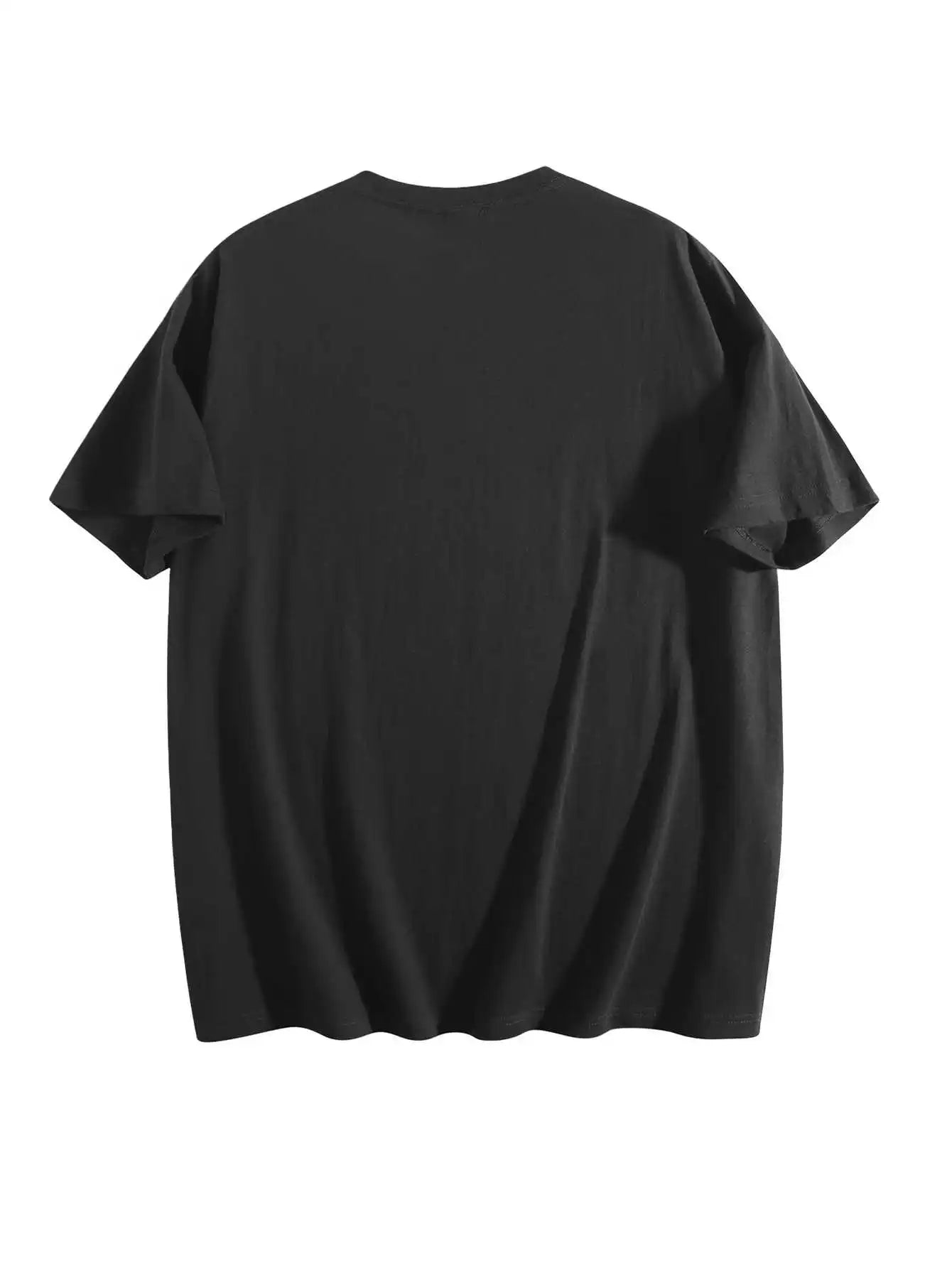 t shirt for men 2025 Fashion Basic Graphic Solid color  100%cotton sports anime Printed Running top Breathable Couple Y2k tops