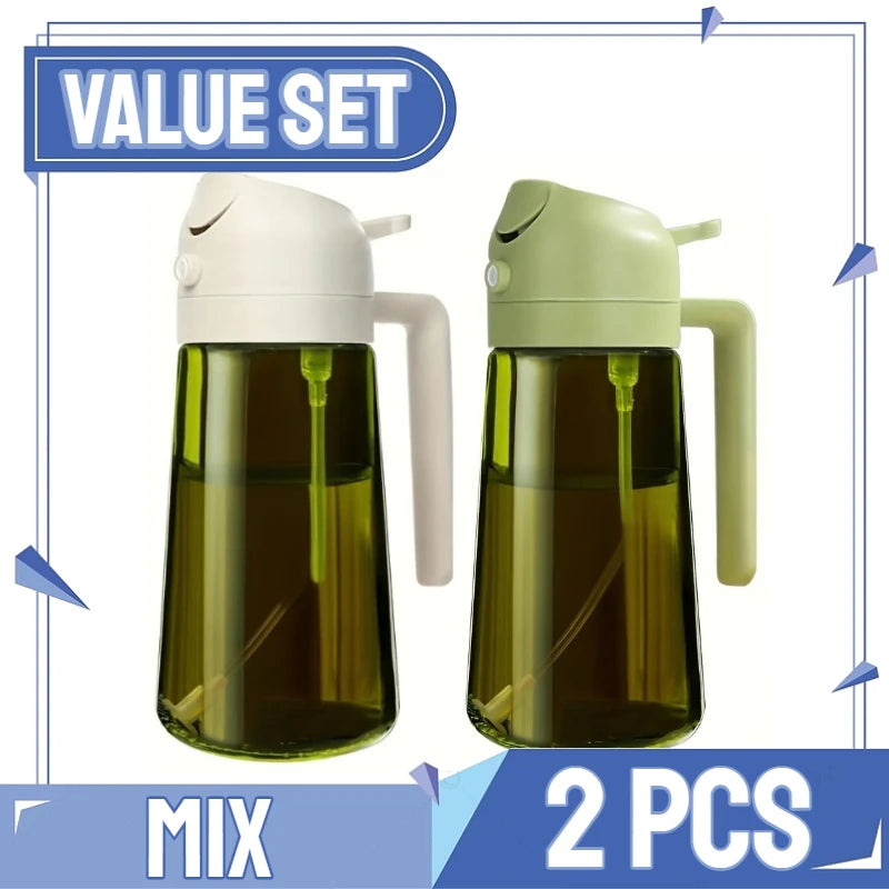 Plastic Spray Oil Sprayer Bottle Spray Oil Dispenser Oil Jar Cruet BBQ Kitchen Baking Roasting Picnic Kitchen Tool