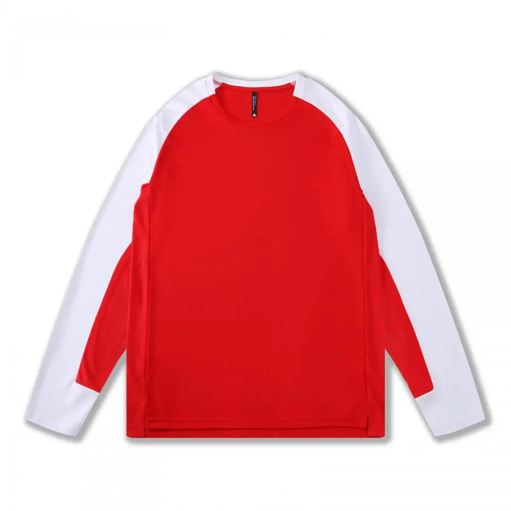 Sports Running Long Sleeved Round Neck Shirts Jogging T-shirts For Men Custom Tops Loose Men And Women Quick-Drying Sportswear