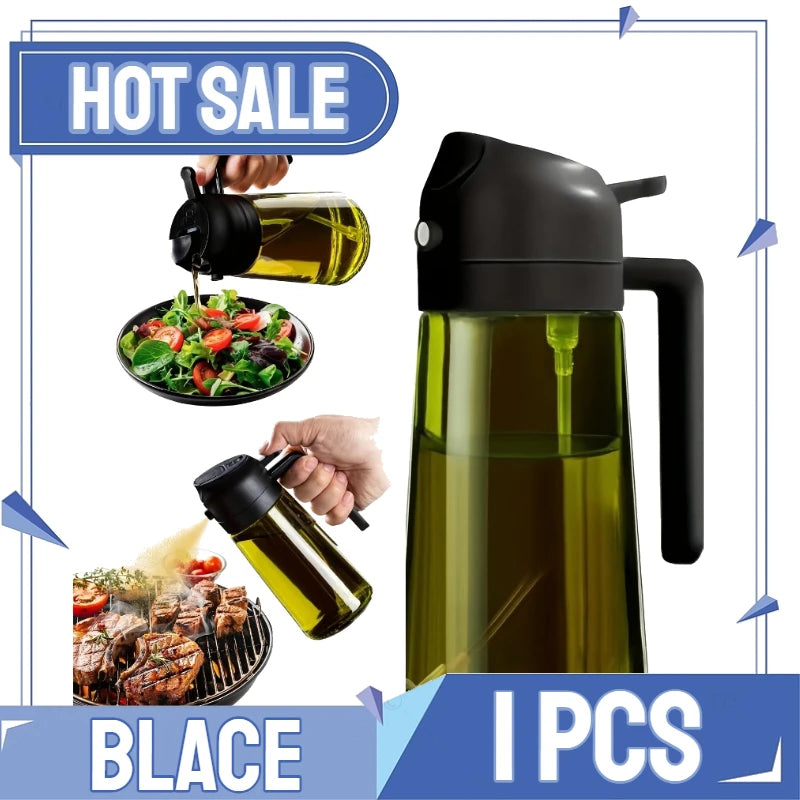 Plastic Spray Oil Sprayer Bottle Spray Oil Dispenser Oil Jar Cruet BBQ Kitchen Baking Roasting Picnic Kitchen Tool
